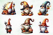 Halloween Cute  Gnome Clipart, an Illustration by Creative Art (Thumbnail 4 of 4)