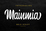 Mainmia Script, a Script Font by Authentic Studio (Thumbnail 1 of 6)