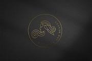 hair wave and beauty logo minimalist, a Branding & Logo Template by Mariyana (Thumbnail 4 of 4)