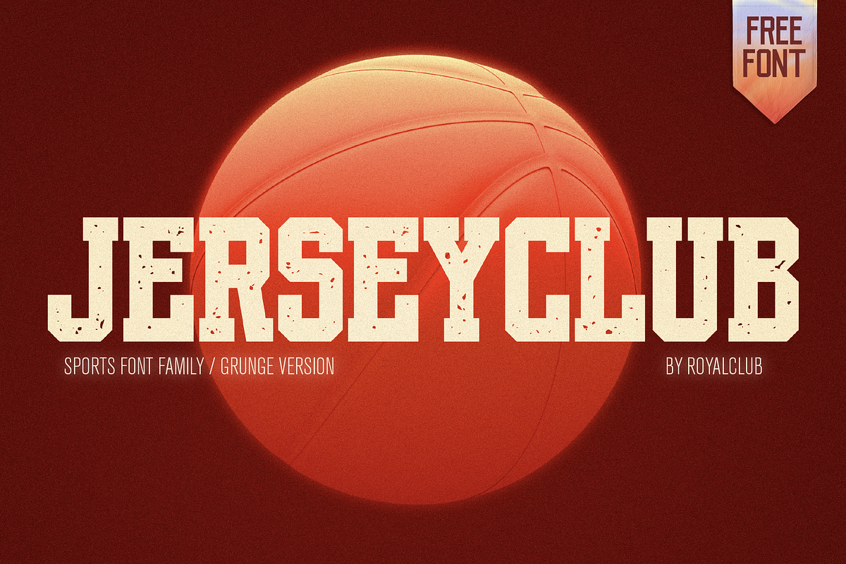 JERSEYCLUB Family, a Font by ROYALCLUB (Photo 25 of 27)