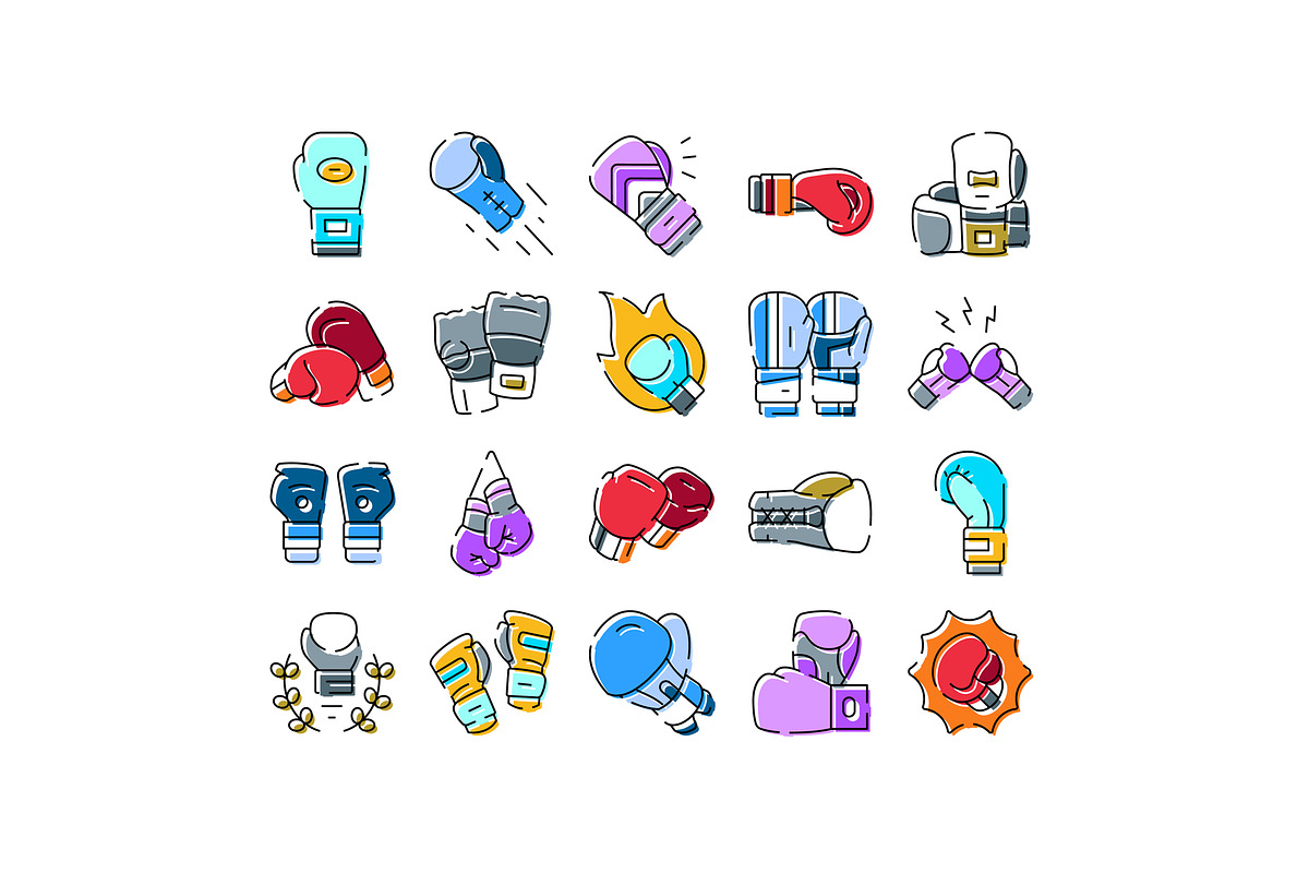 Boxing gloves fighting and training, an Object Graphic by pikepicture (Photo 1 of 3)