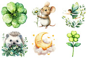 Watercolor Garden Fairies Floral png, an Illustration by Watercolor design (Thumbnail 5 of 5)