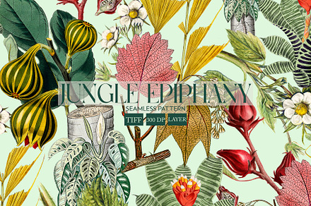 Jungle Epiphany Floral Pattern