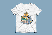view of the beach in the toaster, an Object Illustration by gunaonedesign (Thumbnail 3 of 4)