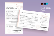 Wedding Boarding Pass Invitation Tem, an Invitation Template by BrandPacks (Thumbnail 5 of 5)