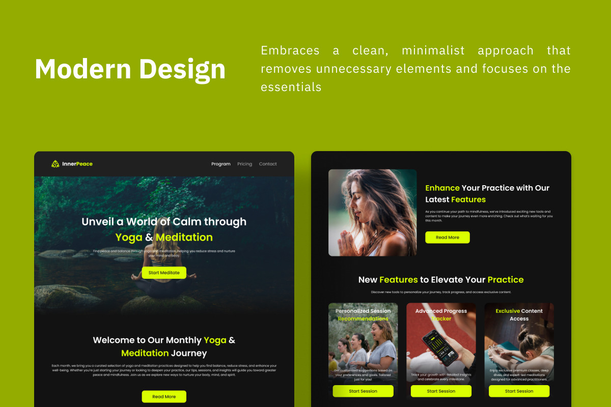 InnerPeace - Yoga & Meditation Email, an Email Template by productype1 (Photo 2 of 5)