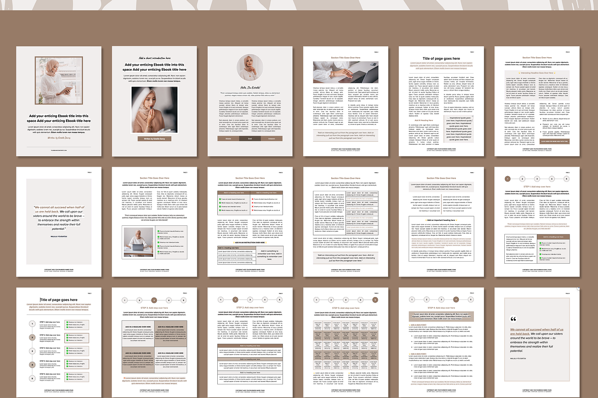Google Docs Ebook Template, a Marketing Template by Our Polished Pages (Photo 2 of 8)