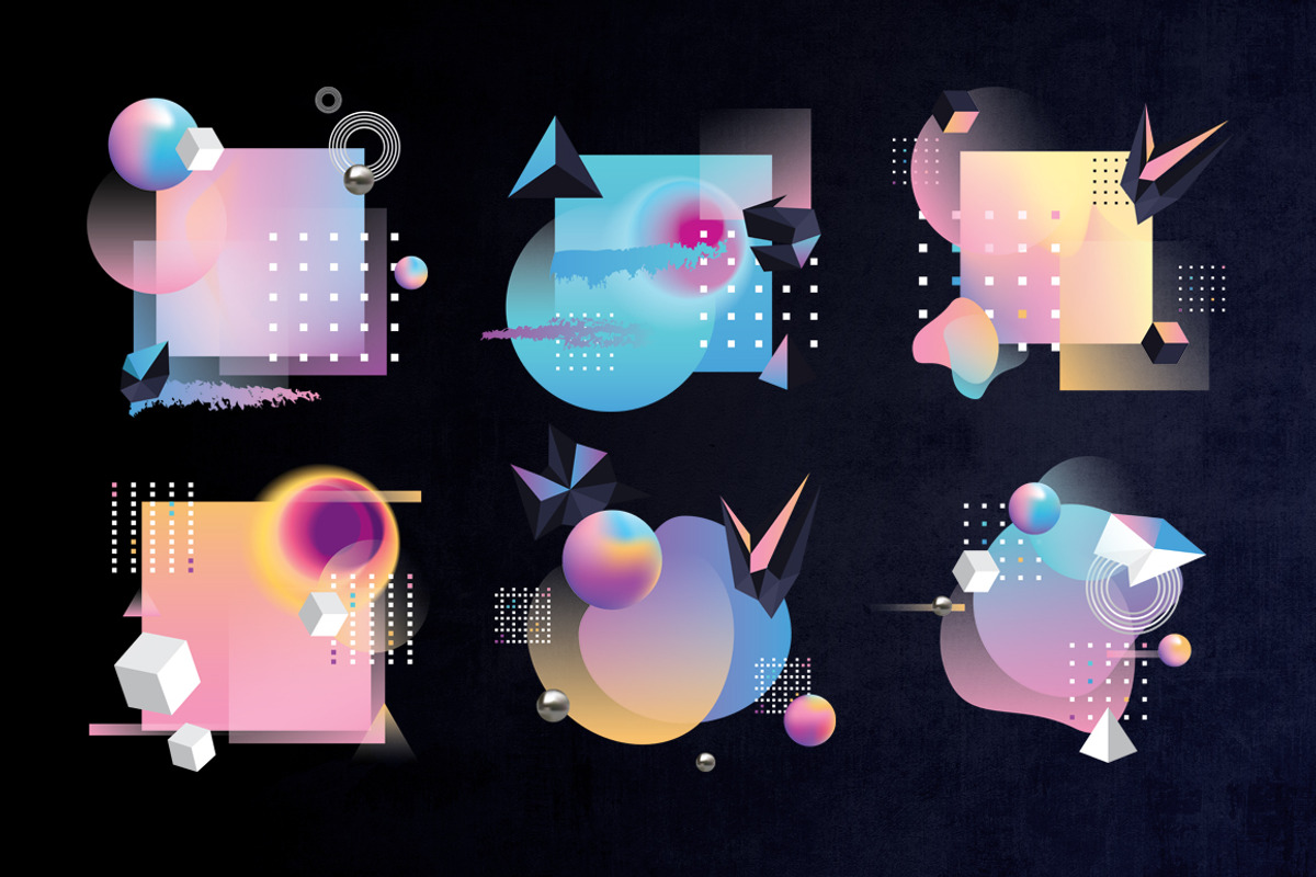 GENX- Gradient Compositions Toolkit, a Texture Graphic by Polar Vectors (Photo 23 of 29)
