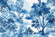 Oriental Whispers Watercolor Bundle, a Texture Illustration by RefinedFantasyStudio (Thumbnail 8 of 9)