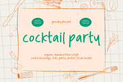 Cocktail Party – Organic Handwritten, a Handwritten Font by operatype.co (Thumbnail 1 of 15)