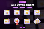 Web Development 3D Icon, an Object Graphic by Artnivora.Std (Thumbnail 1 of 4)
