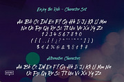 Enjoy the Ride - Typeface, a Script Font by Ian Barnard (Thumbnail 3 of 10)
