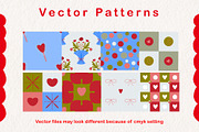 Valentines patterns & illustrations, a Pattern Graphic by CandiesnPixels (Thumbnail 2 of 7)