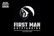 RETRO SCRATCH, a Sans Serif Font by herulogo (Thumbnail 2 of 5)