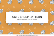 Cute Sheeps Seamless Pattern, a Pattern Graphic by Marketello Studio (Thumbnail 1 of 14)