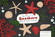 Christmas Vector Seashells, an Illustration by Amanda Ilkov (Thumbnail 3 of 5)