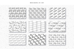 30 Lettering Patterns