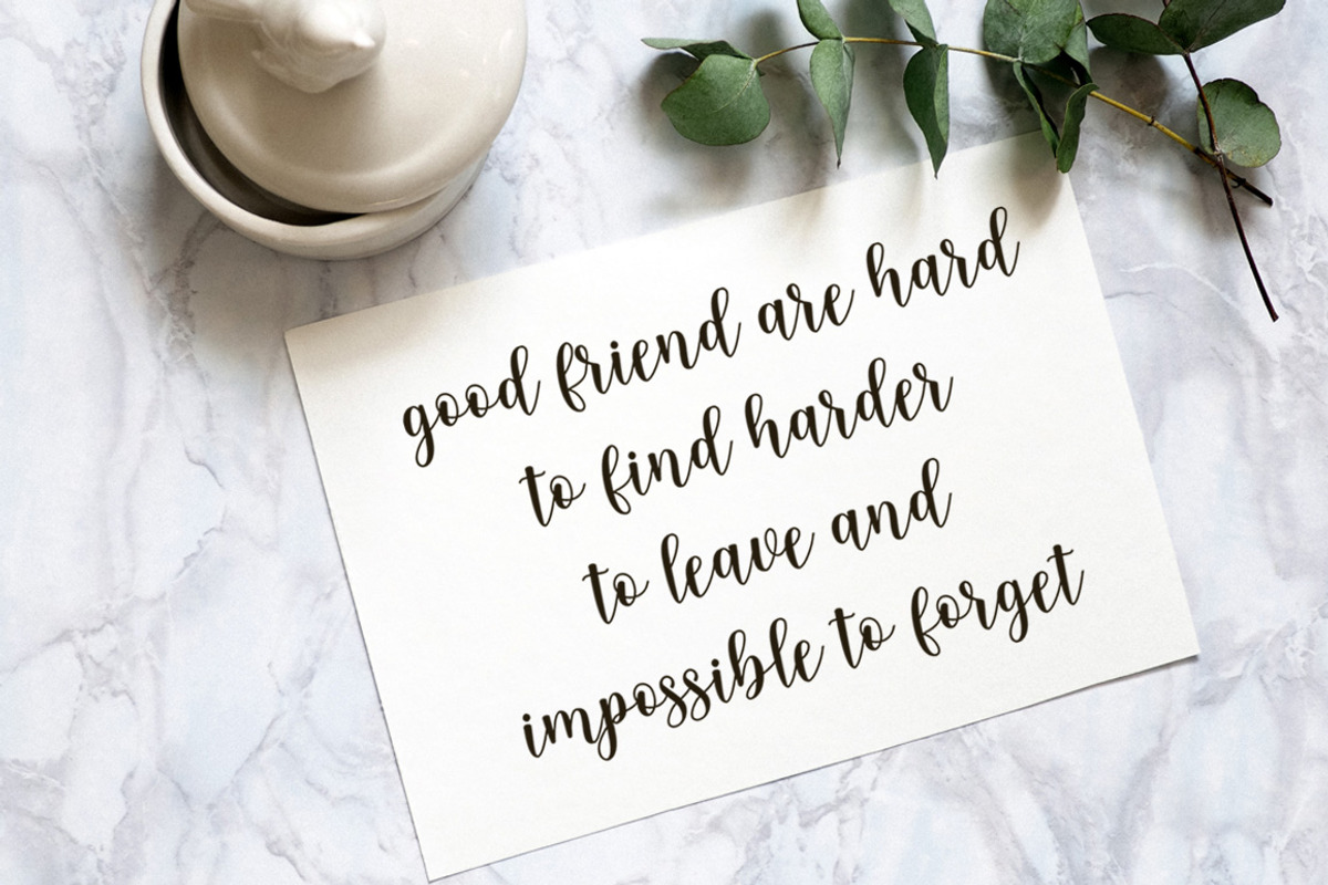 Hello Shanty, a Script Font by Adam Azura (Photo 6 of 8)
