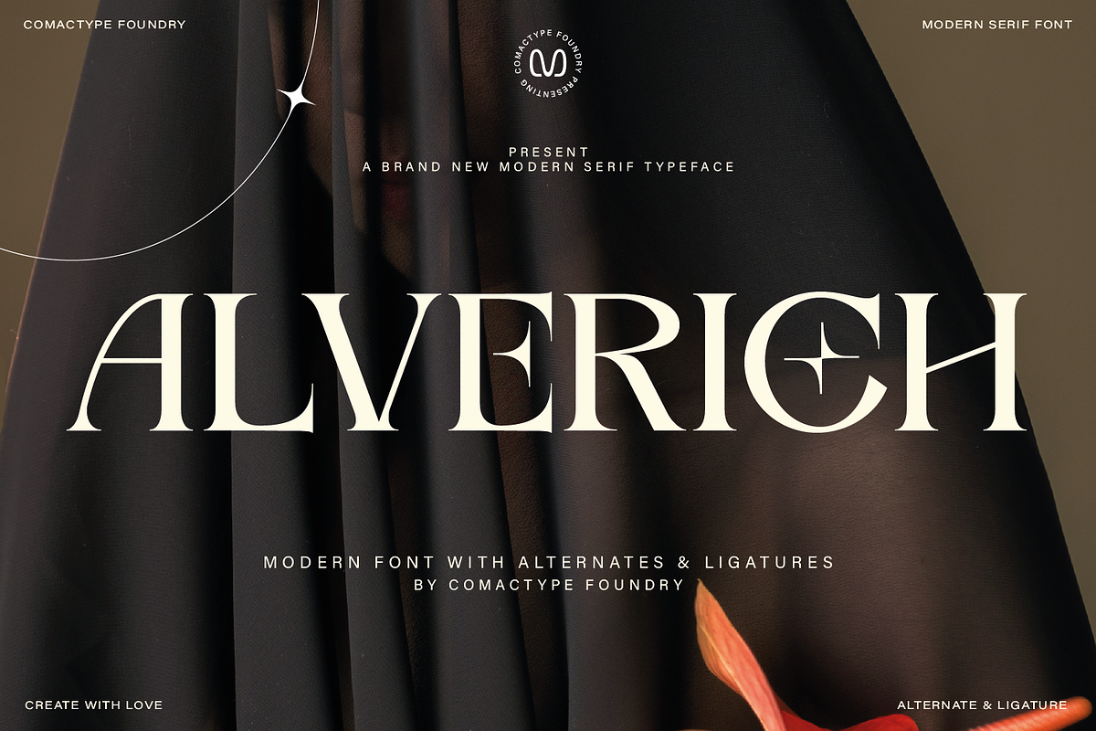 Alverich - Modern Serif Font, a Serif Font by Comactype Foundry (Photo 1 of 22)