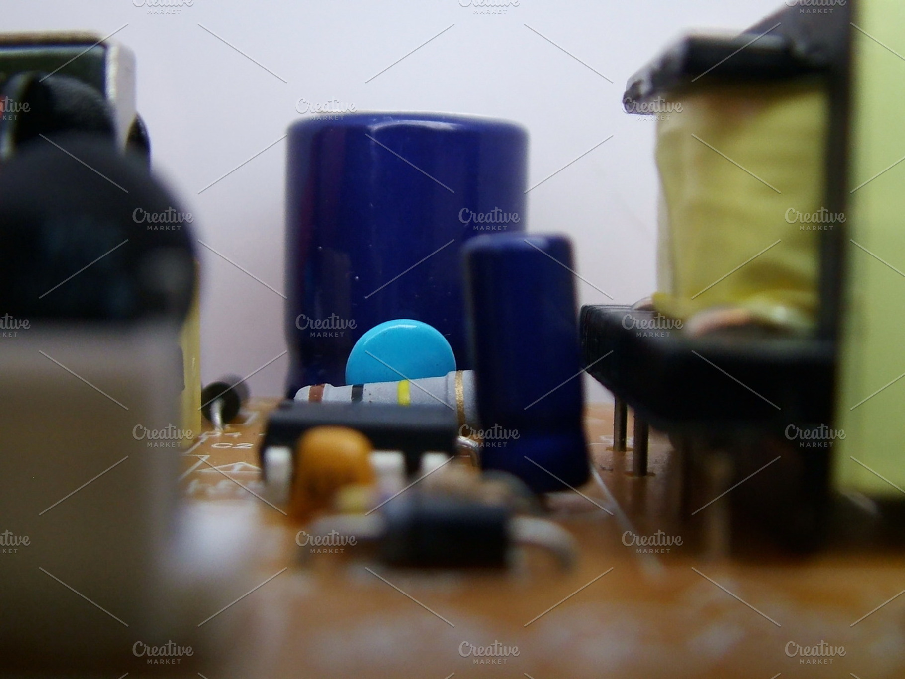 Technology detail stock photo containing technology and chip