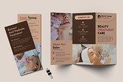 Beauty Salon Trifold Brochure, a Brochure Template by MightyDesign (Thumbnail 1 of 7)