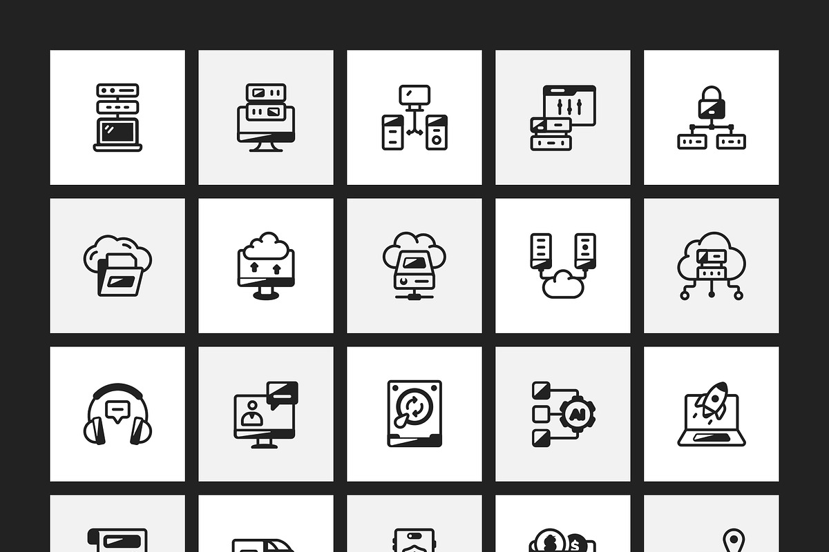 350 Startup Icons Art Set, a Solid Icon by Prosymbols (Photo 13 of 13)