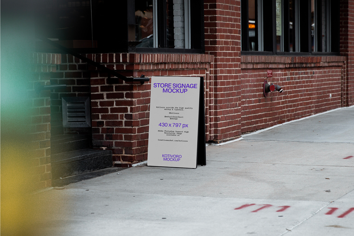 Koti Store Signage 09, a Mockup by Kotivoro (Photo 3 of 3)