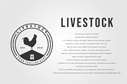 rooster farm livestock logo vector, an Object Graphic by Rizkaarishandy_shop (Thumbnail 2 of 3)