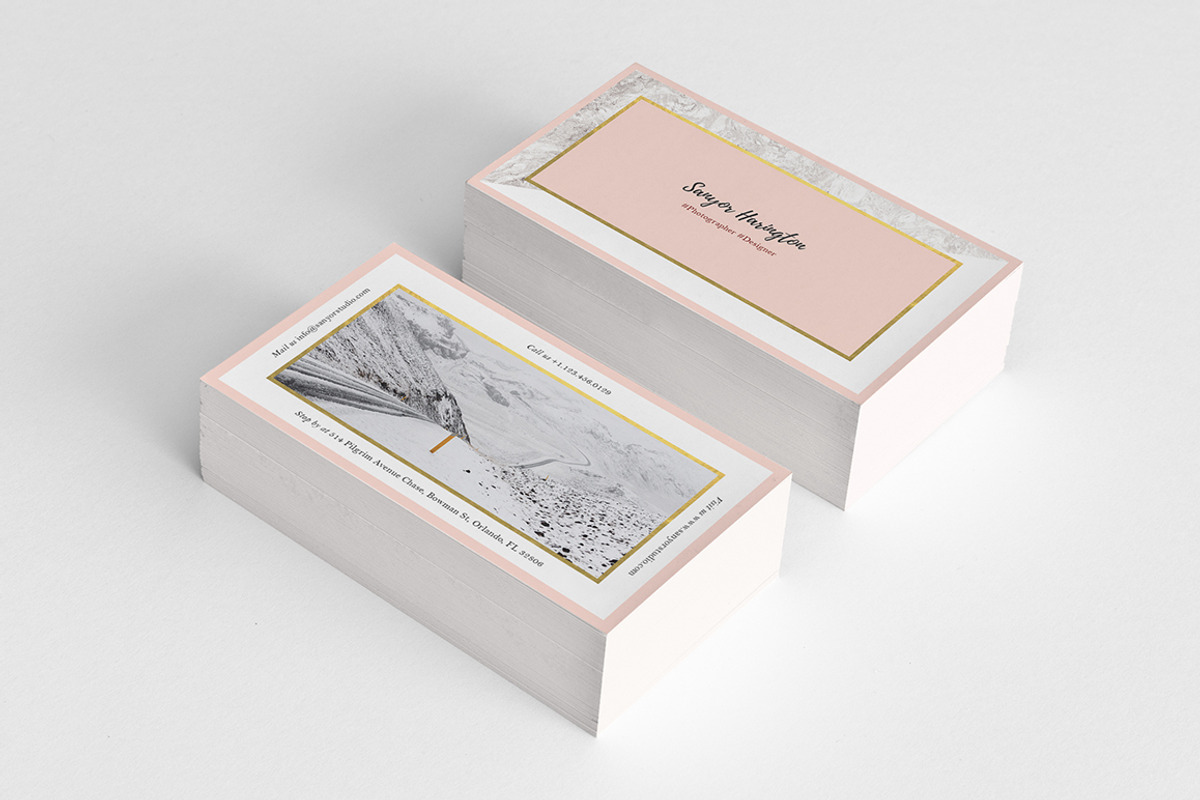 Modern Stylish Business Card, a Business Card Template by GraphicsEgg (Photo 3 of 5)