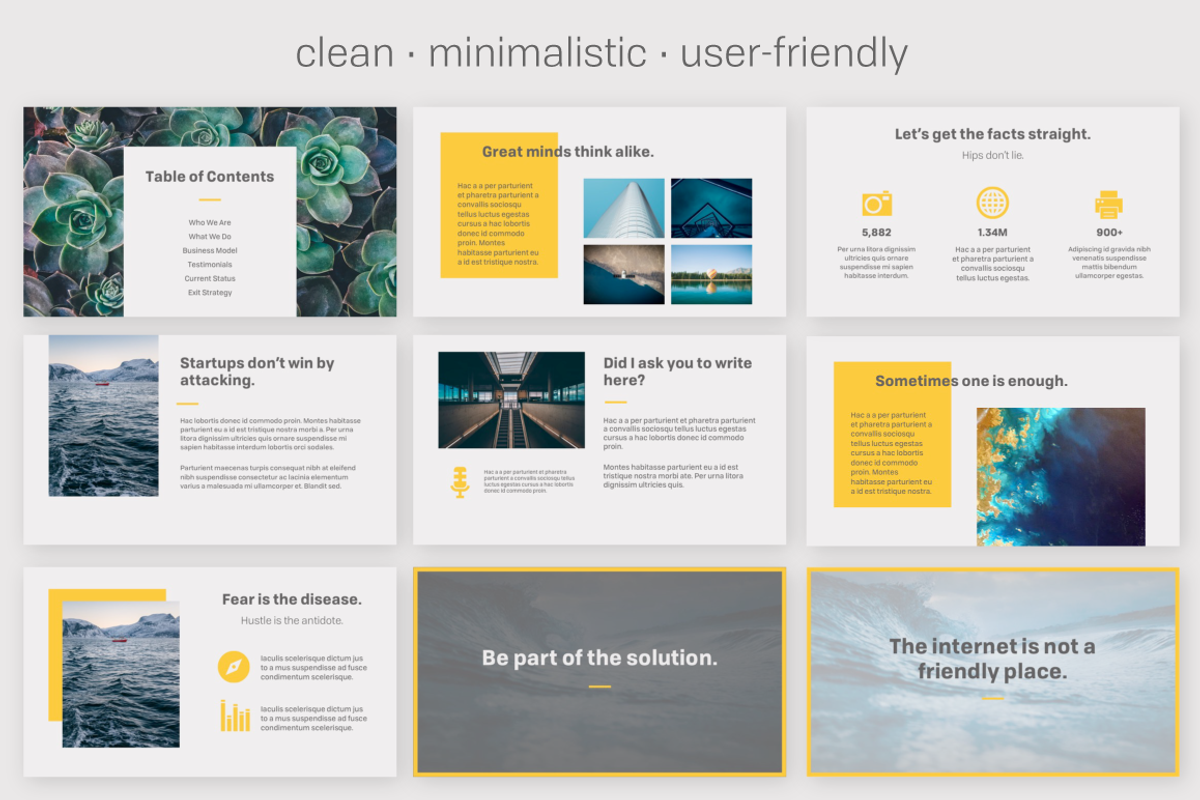 ANIA PowerPoint Template, a Presentation Template by Projectile (Photo 2 of 4)