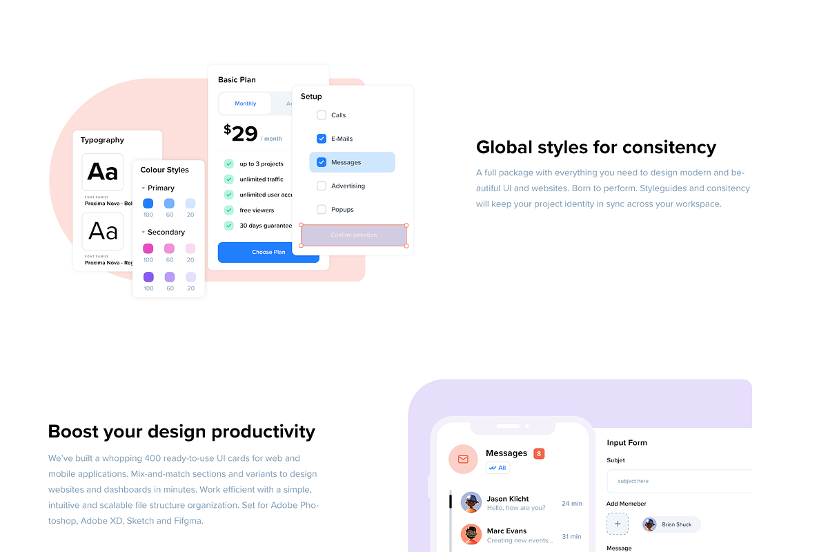 UI Decks - Cards & Blocks, a Templates & Theme by KL-Webmedia (Photo 4 of 9)