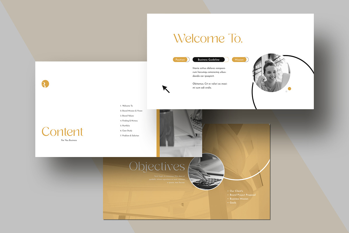 Brand Proposal Template, a Presentation Template by White Graphic (Photo 3 of 8)