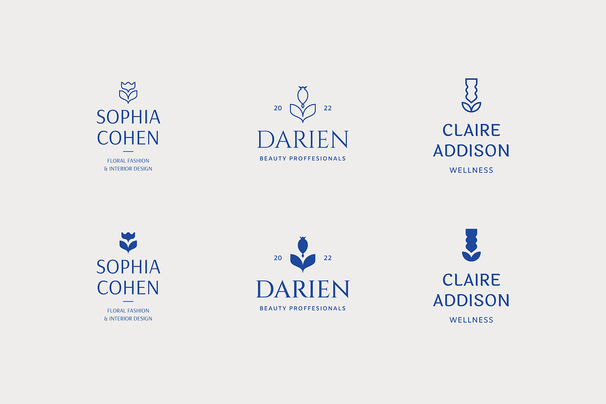 Botanical Logo Kit, a Branding & Logo Template by Paulina Sara Design (Photo 5 of 11)