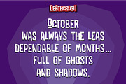 Deathcrush, a Sans Serif Font by Badsign Type (Thumbnail 4 of 6)
