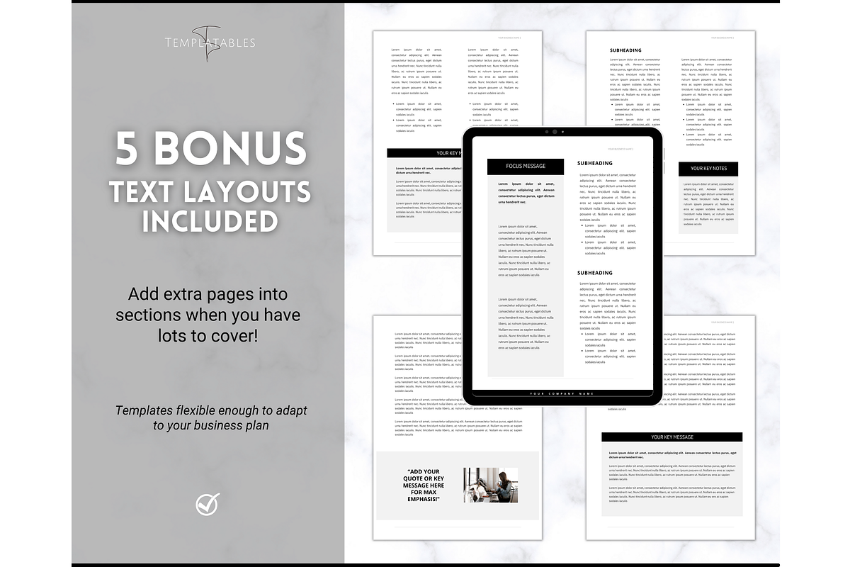 Business Plan Template, Proposal, a Marketing Template by Templatables (Photo 5 of 9)