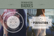 Premium Retro Badges, an Object Graphic by WellMadePixel (Thumbnail 5 of 5)