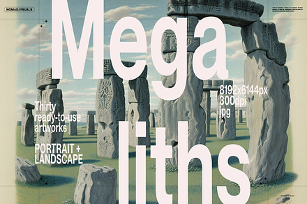 Megaliths Stone Age Illustrations