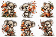 Whimsical Easter Koala Clipart Png, an Illustration by Craft Nest (Thumbnail 5 of 12)