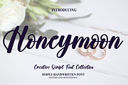 Honeymoon | Script Font, a Script Font by Scratchones (Thumbnail 1 of 8)