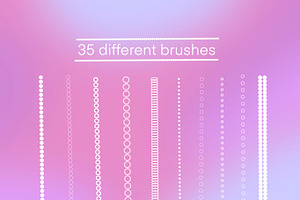 30 Procreate Dots & Circle Brushes