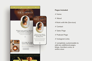 Spiritual Business Website Template