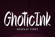 Ghotic Ink, a Script Font by pineungtype (Thumbnail 1 of 4)