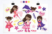 Superhero illustration pack, an Illustration by PrettyBundles (Thumbnail 2 of 5)