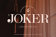 Joker Elegant Serif Font Typeface, a Serif Font by Perfectype (Thumbnail 1 of 6)