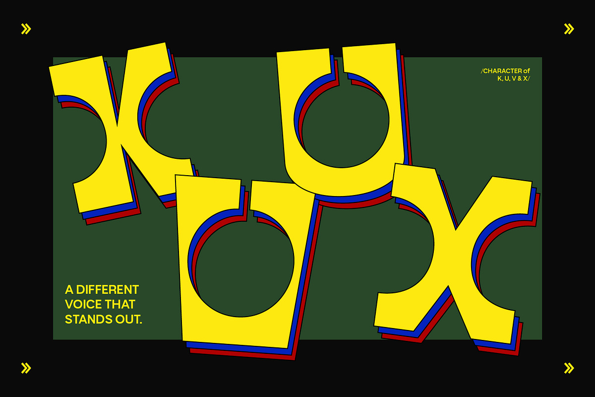 MIJON | Chunky Modern Display Font, a Sans Serif Font by Casloop Studio (Photo 7 of 11)