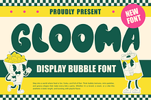 Glooma Display Bubble Font