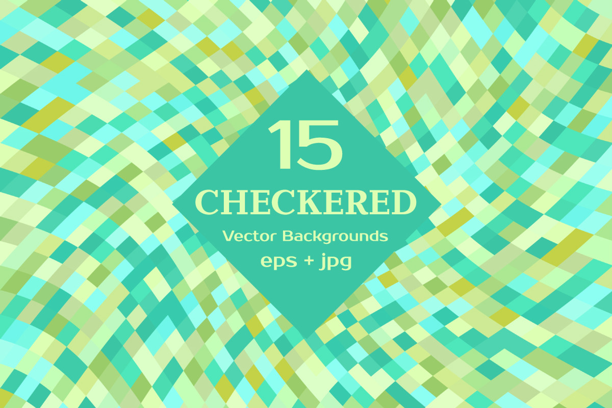 CHECKERED Vector Backgrounds, a Texture Graphic by ekaart (Photo 5 of 7)