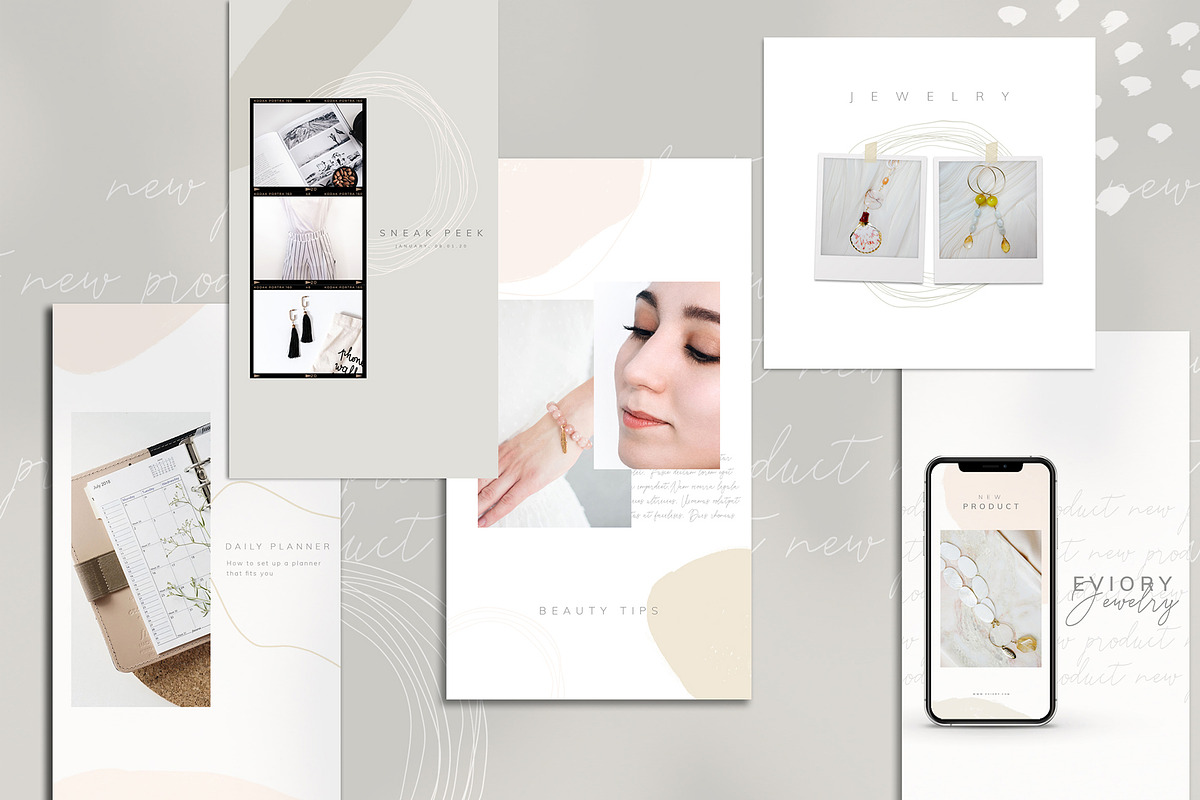 PS & CANVA Carlota - Social Media, a Social Media Template by Eviory (Photo 4 of 15)