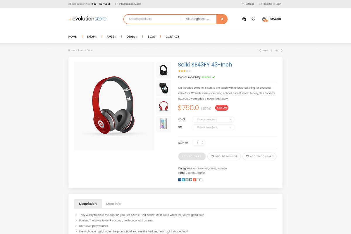 Evolution - Magento 2 Theme- 18 Demo, a Websites & App Template by Puzzthemes (Photo 12 of 12)