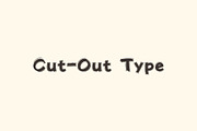 Sketchmark Cut Paper Display Font, a Sans Serif Font by Graphic Spirit (Thumbnail 7 of 8)